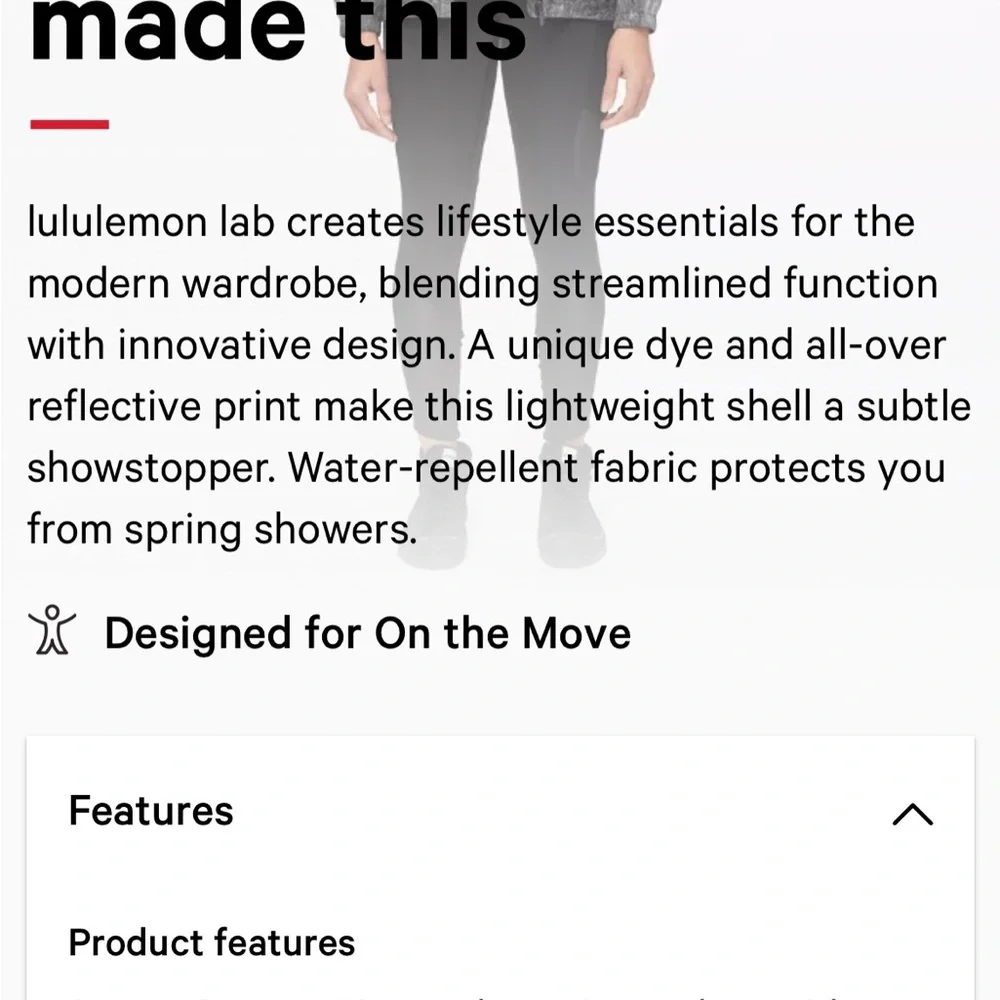 Lululemon Lab Terrain Shell Jacket Reflective - Picture 8 of 10